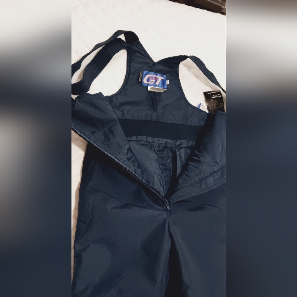 NWT GT Youth Navy Blue Snow Overalls Size XL 14/16 - Picture 4 of 11